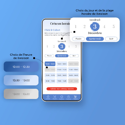 Restaurant Chamrousse : App mobile click and collect
